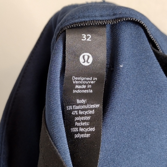 Lululemon ABC Men's Active Golf Matte Front Casual Classic Pants Size 32 - Picture 16 of 16